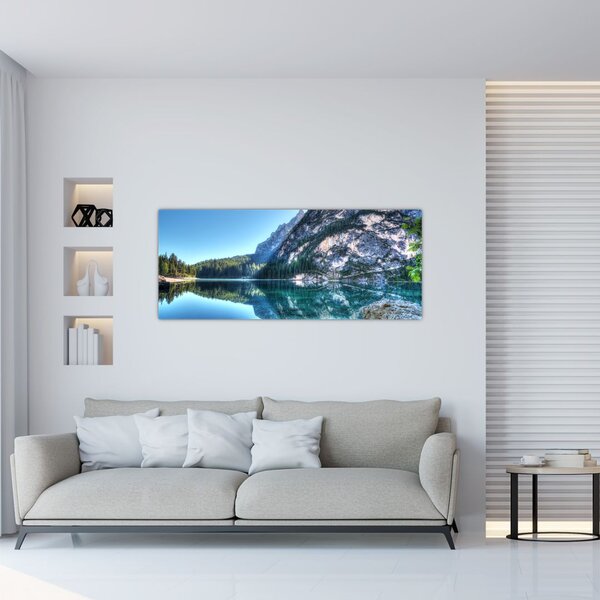 Slika planinskog jezera (120x50 cm)