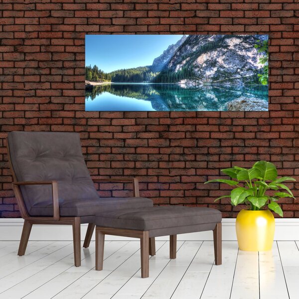 Slika planinskog jezera (120x50 cm)