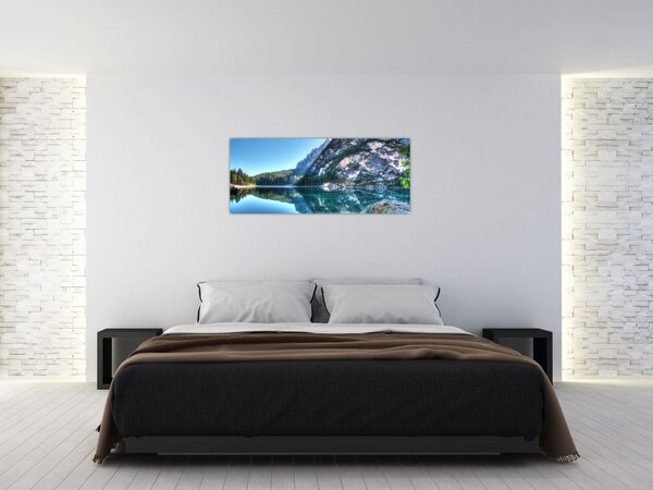 Slika planinskog jezera (120x50 cm)