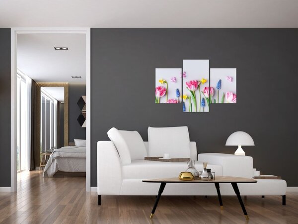 Slika proljetnog cvijeća (90x60 cm)
