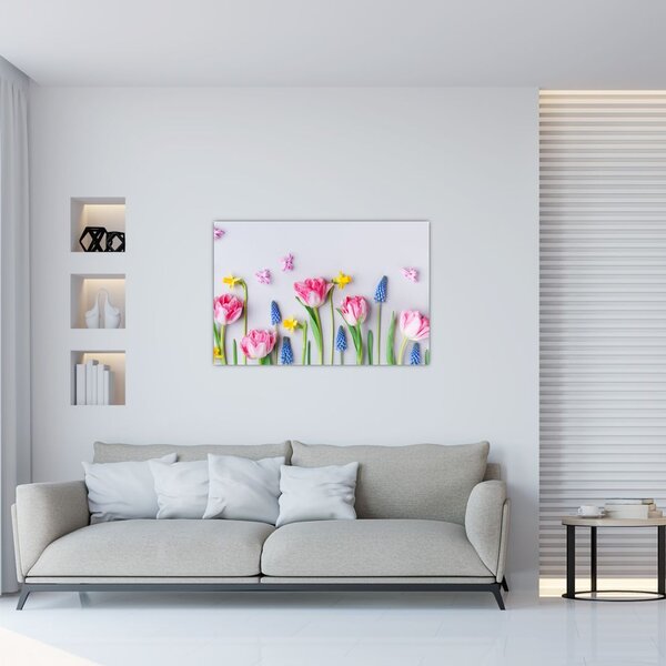 Slika proljetnog cvijeća (90x60 cm)