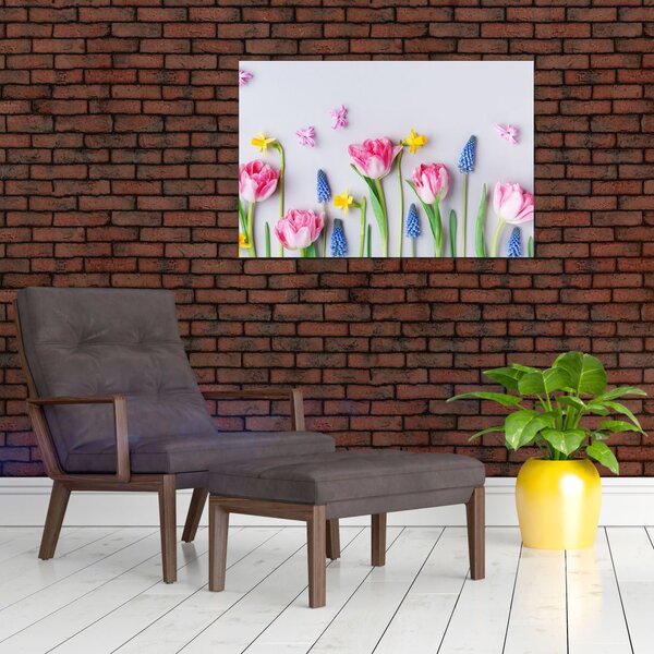 Slika proljetnog cvijeća (90x60 cm)
