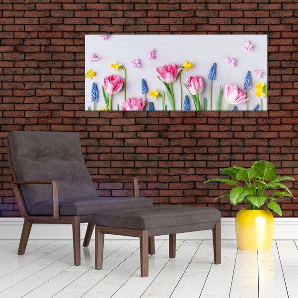 Slika proljetnog cvijeća (120x50 cm)