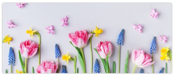 Slika proljetnog cvijeća (120x50 cm)