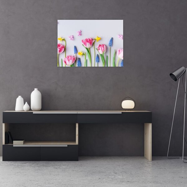 Slika proljetnog cvijeća (70x50 cm)