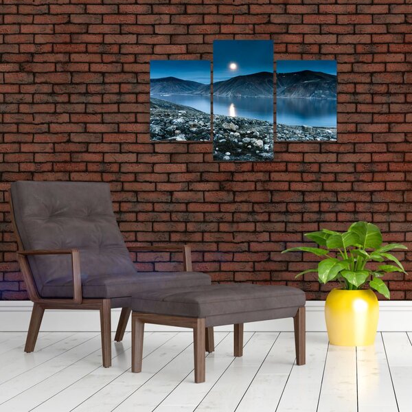 Slika noćnog krajolika, Island (90x60 cm)