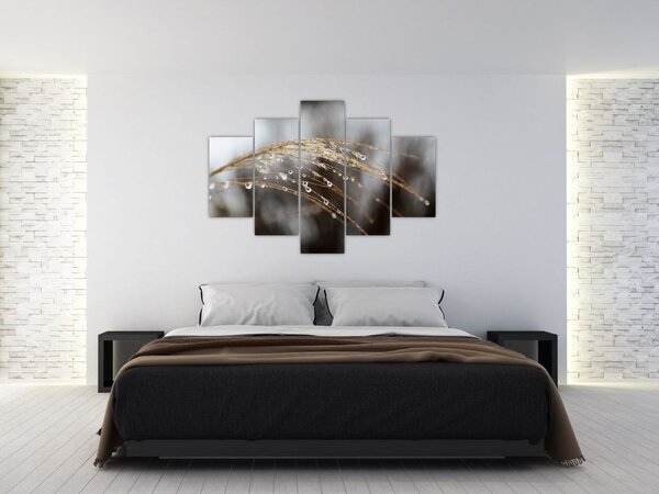 Slika kapljica na biljci (150x105 cm)