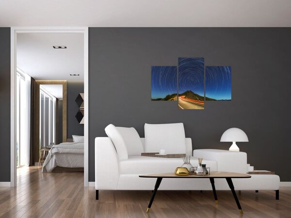 Slika rotirajućih zvijezda (90x60 cm)