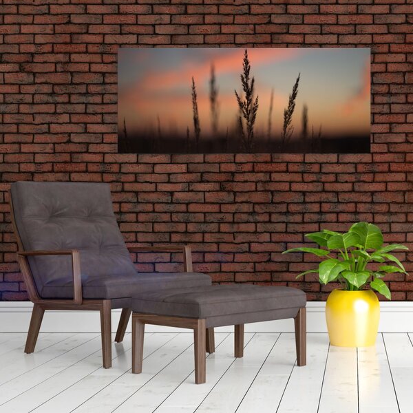 Slika - Silueta biljke (120x50 cm)