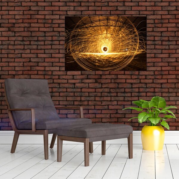 Slika svijetlećeg diska (90x60 cm)