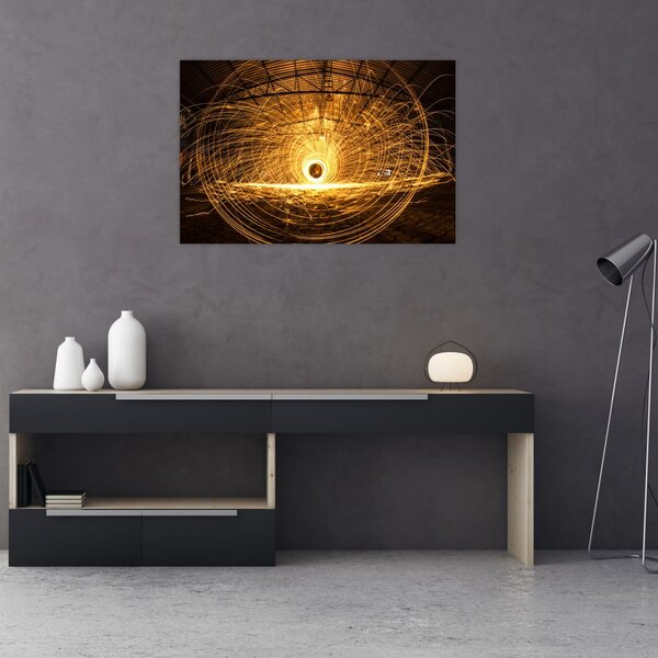 Slika svijetlećeg diska (90x60 cm)