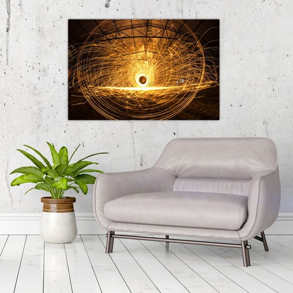 Slika svijetlećeg diska (90x60 cm)