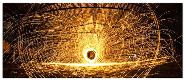 Slika svijetlećeg diska (120x50 cm)
