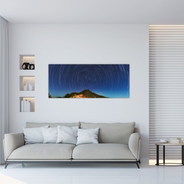 Slika rotirajućih zvijezda (120x50 cm)