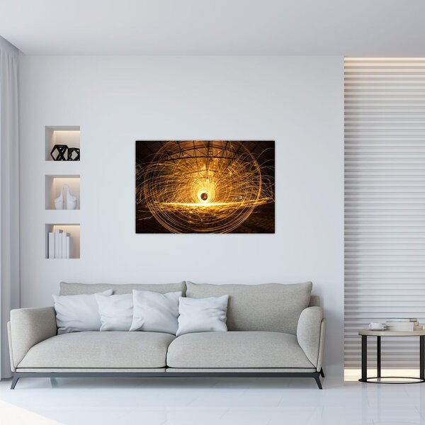 Slika svijetlećeg diska (90x60 cm)