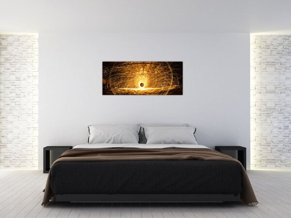 Slika svijetlećeg diska (120x50 cm)