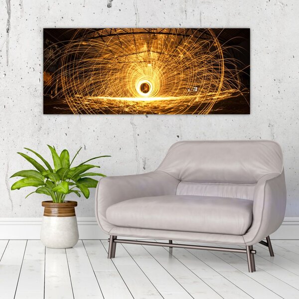 Slika svijetlećeg diska (120x50 cm)