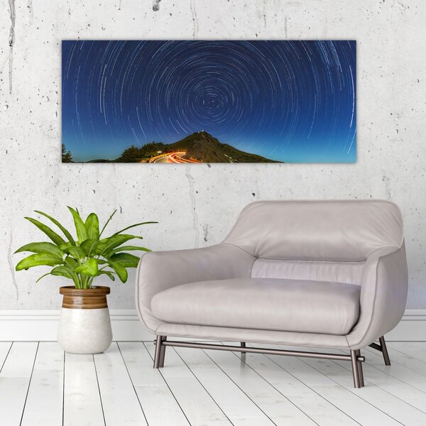 Slika rotirajućih zvijezda (120x50 cm)