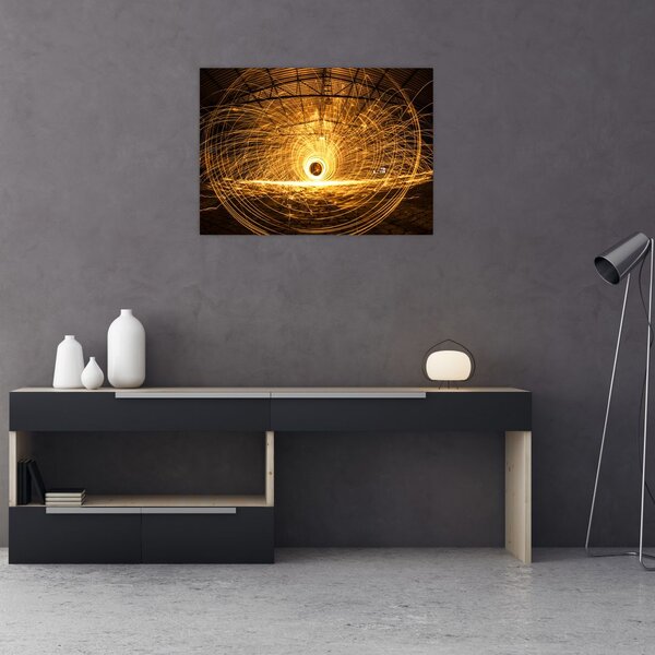 Slika svijetlećeg diska (70x50 cm)