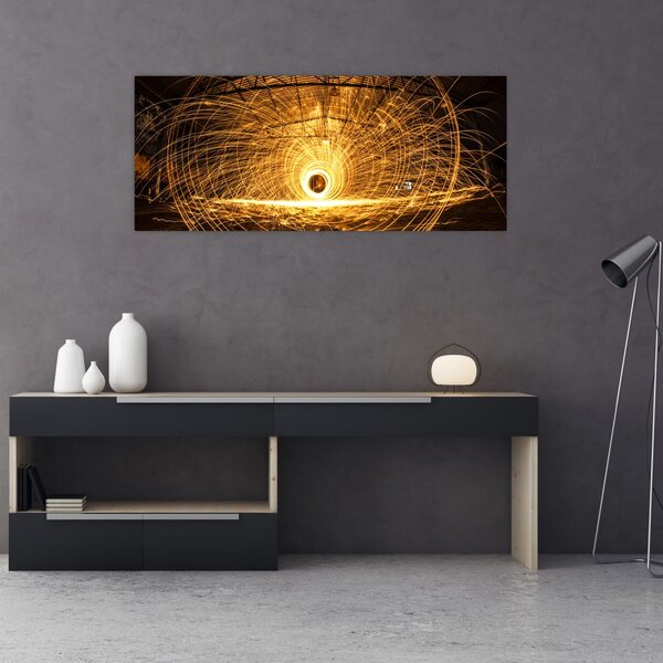 Slika svijetlećeg diska (120x50 cm)
