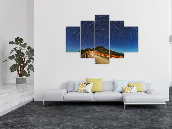 Slika rotirajućih zvijezda (150x105 cm)