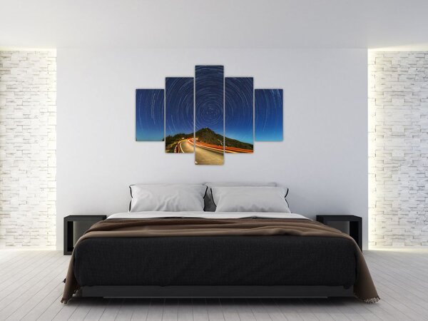 Slika rotirajućih zvijezda (150x105 cm)