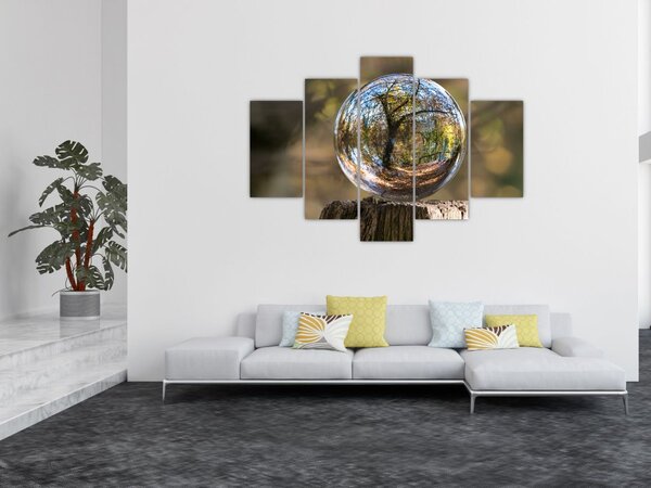 Slikanje - Odsjaj u staklenoj kugli (150x105 cm)