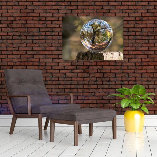 Slikanje - Odsjaj u staklenoj kugli (70x50 cm)