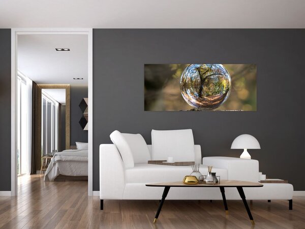 Slikanje - Odsjaj u staklenoj kugli (120x50 cm)