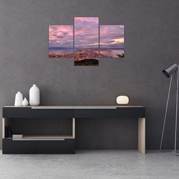 Slika - Sumrak nad gradom (90x60 cm)