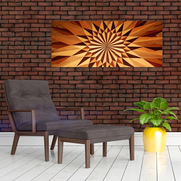 Slika - Drveni kolaž (120x50 cm)