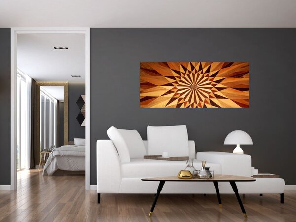 Slika - Drveni kolaž (120x50 cm)