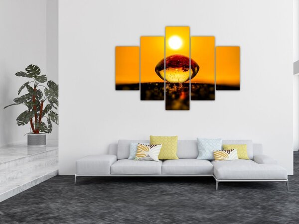 Slika kapljice stakla (150x105 cm)