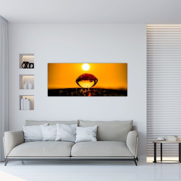 Slika kapljice stakla (120x50 cm)