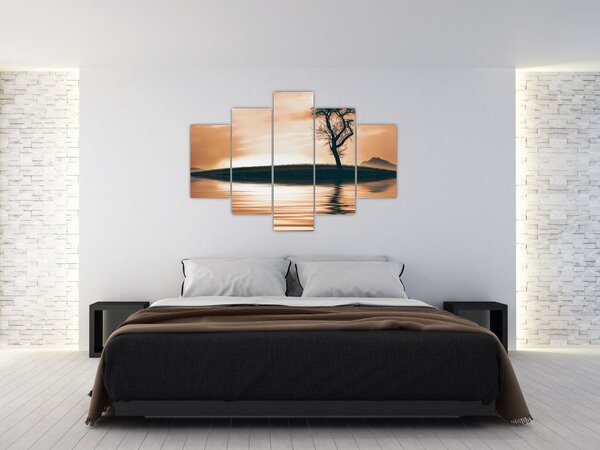 Slika drveta na otoku (150x105 cm)