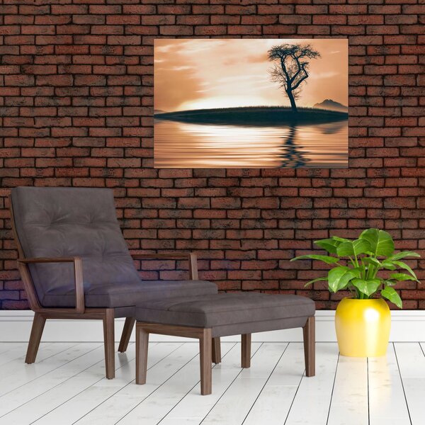 Slika drveta na otoku (90x60 cm)