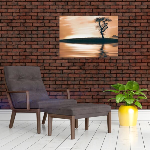 Slika drveta na otoku (70x50 cm)
