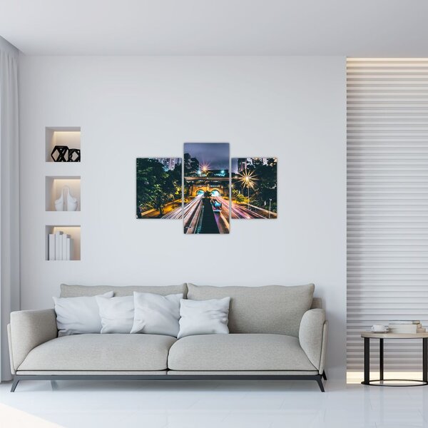 Slika noćnog grada (90x60 cm)