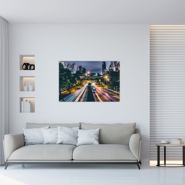 Slika noćnog grada (90x60 cm)