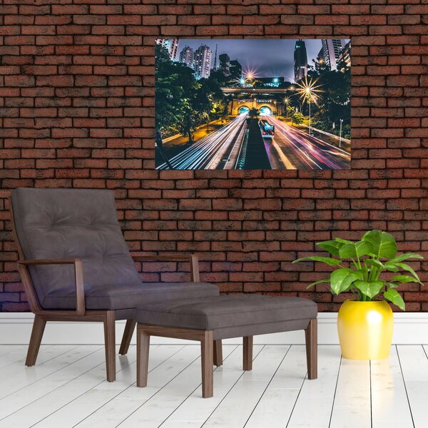 Slika noćnog grada (90x60 cm)