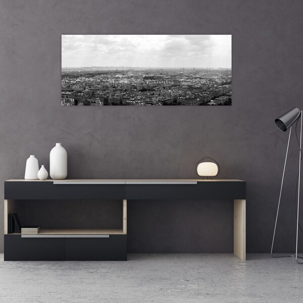 Slika - krovovi kuća u Parizu (120x50 cm)