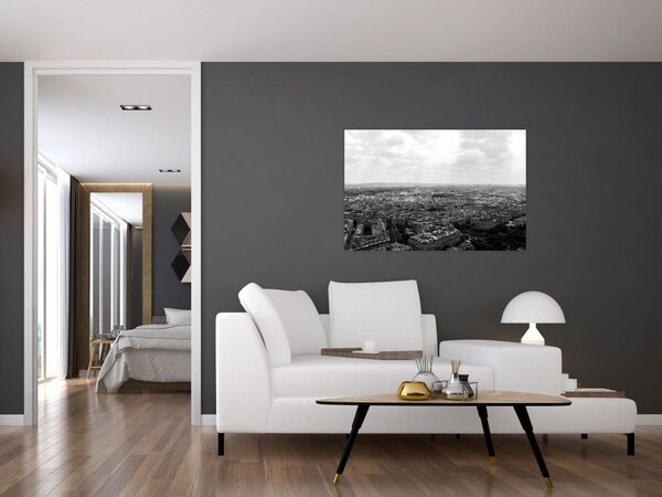 Slika - krovovi kuća u Parizu (90x60 cm)