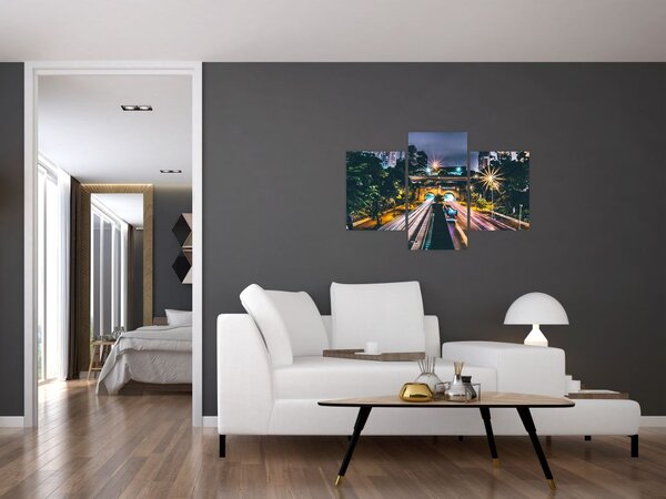 Slika noćnog grada (90x60 cm)