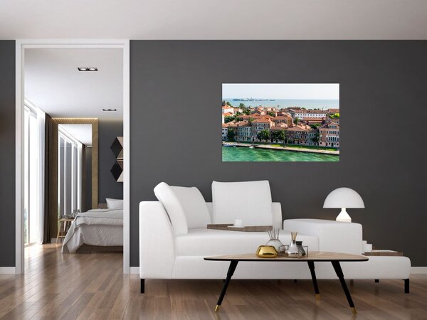 Slika - Zračna snimka grada (90x60 cm)