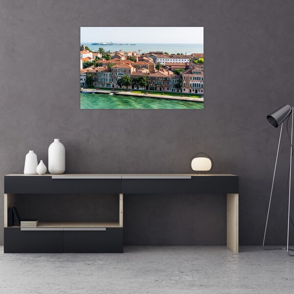Slika - Zračna snimka grada (90x60 cm)