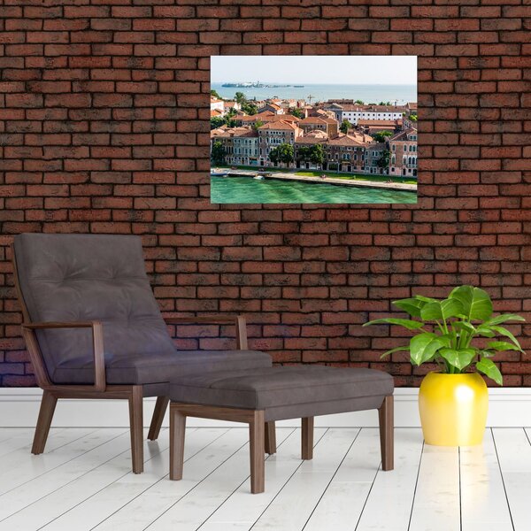 Slika - Zračna snimka grada (70x50 cm)