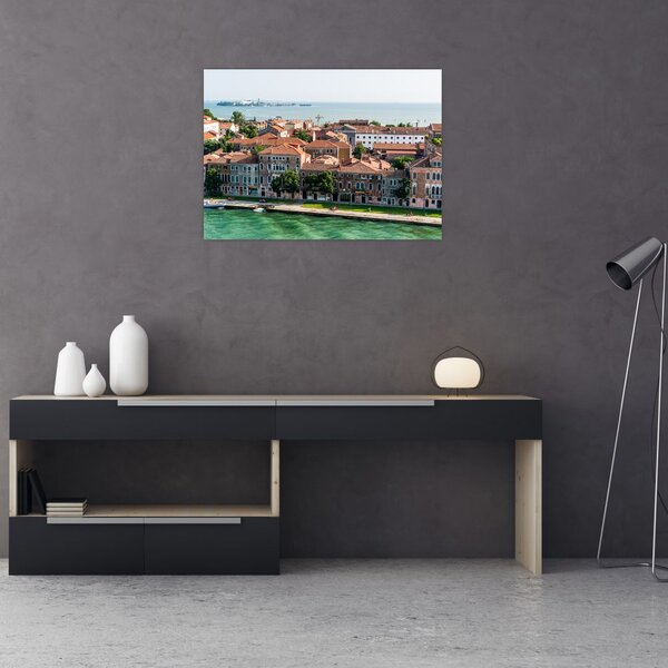 Slika - Zračna snimka grada (70x50 cm)