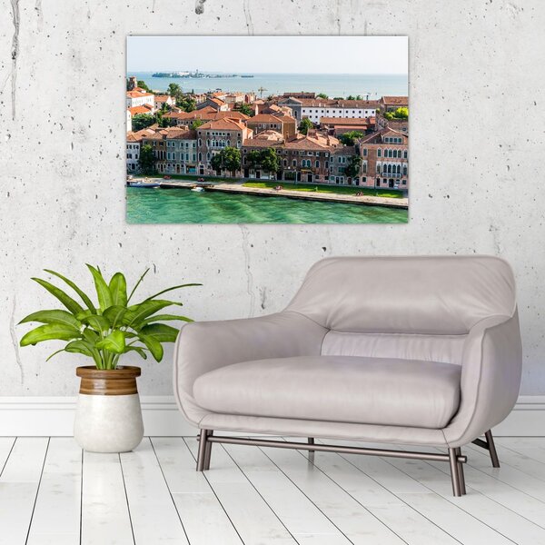 Slika - Zračna snimka grada (90x60 cm)