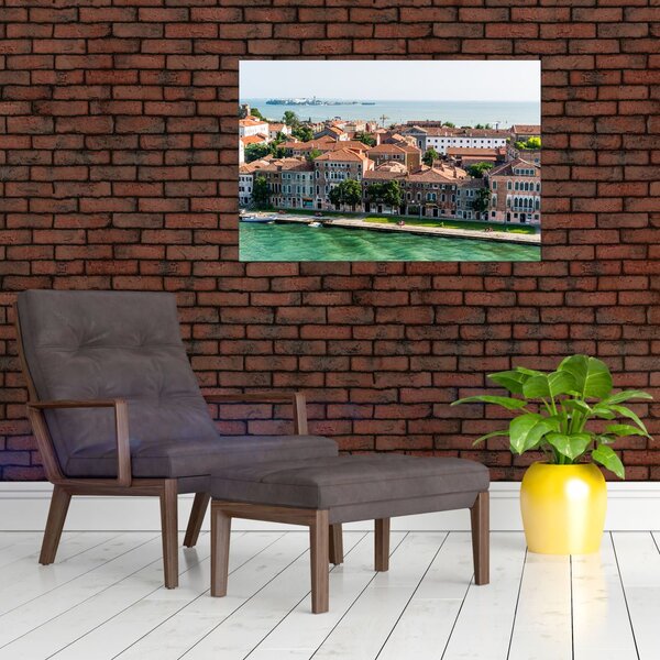 Slika - Zračna snimka grada (90x60 cm)