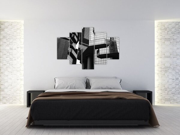 Slika staklenih zgrada (150x105 cm)
